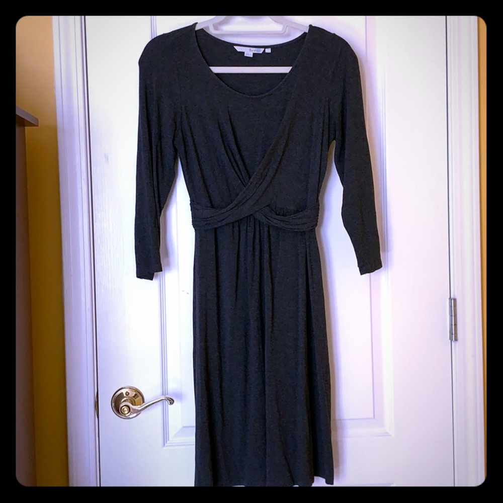 Boden wrap front knit dress